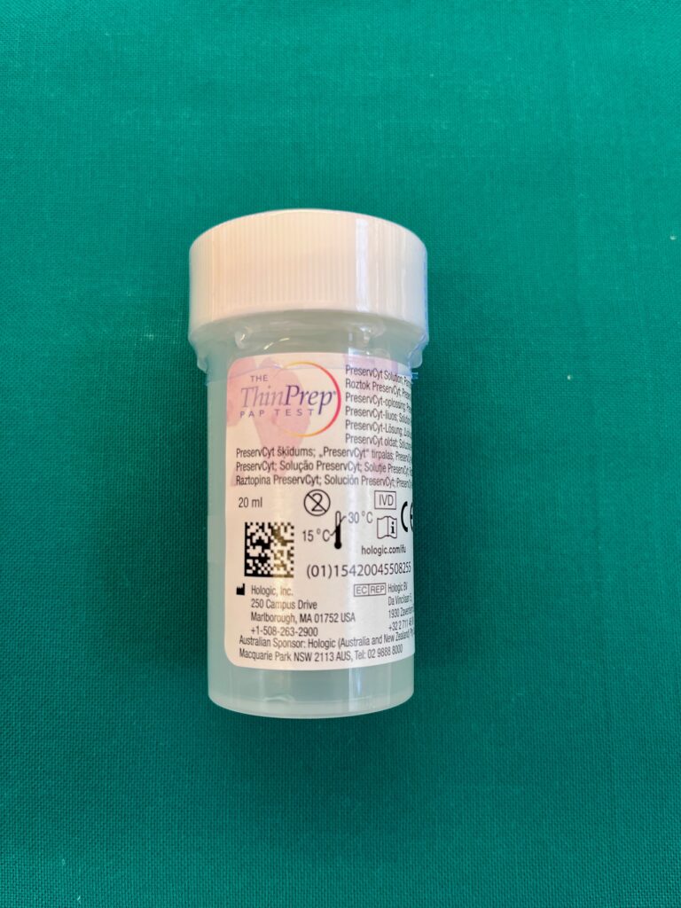 The ThinPrep PAP TEST HOLOGIC 20ml / ausschliesslich für Gynäkologen