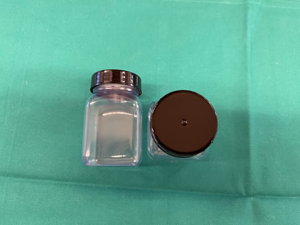 Weithals-Flasche PVC 100ml transparent