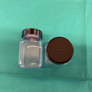 Weithals-Flasche PVC 100ml transparent
