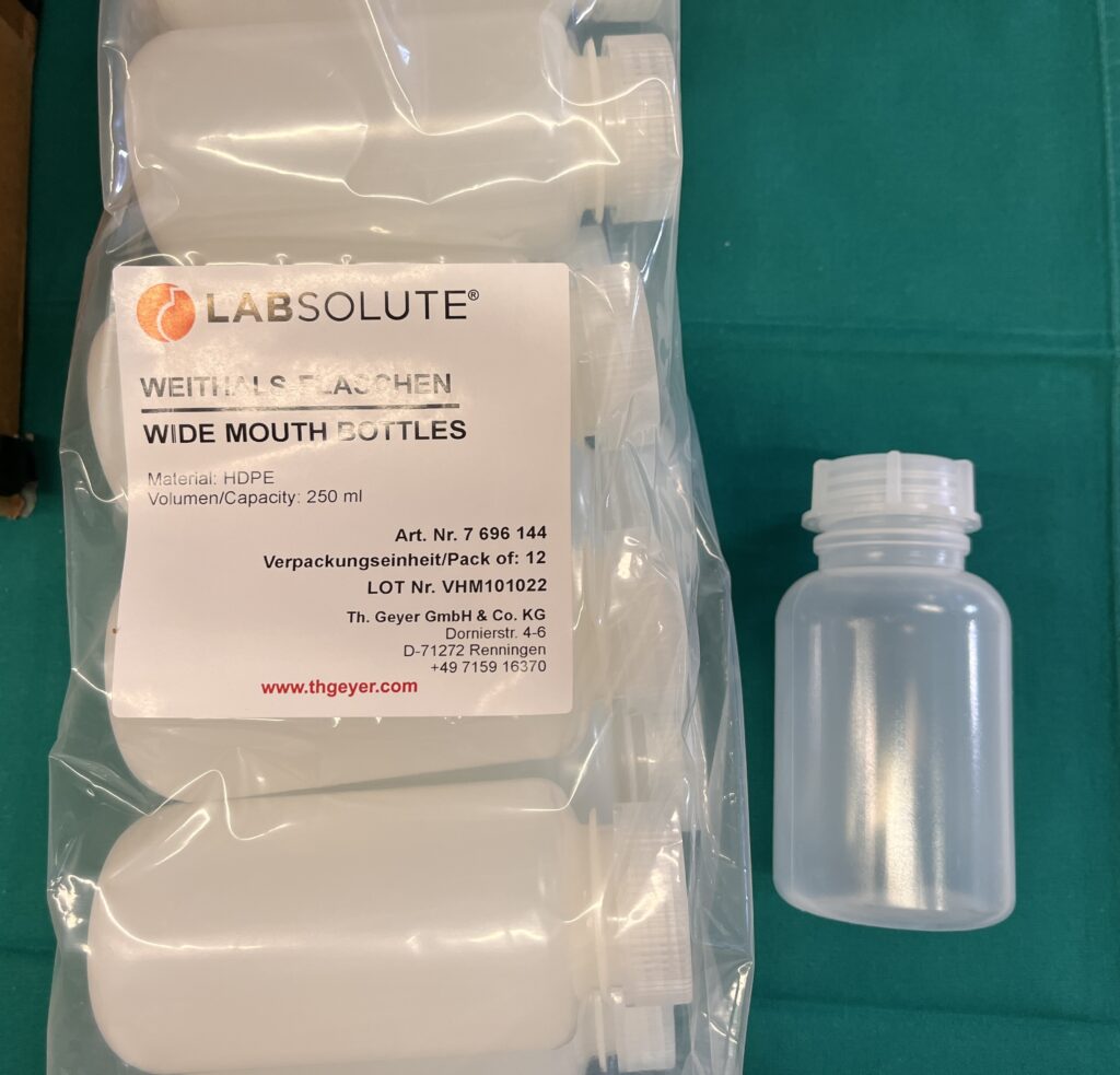 Weithals-Flasche HDPE 250ml für BAL